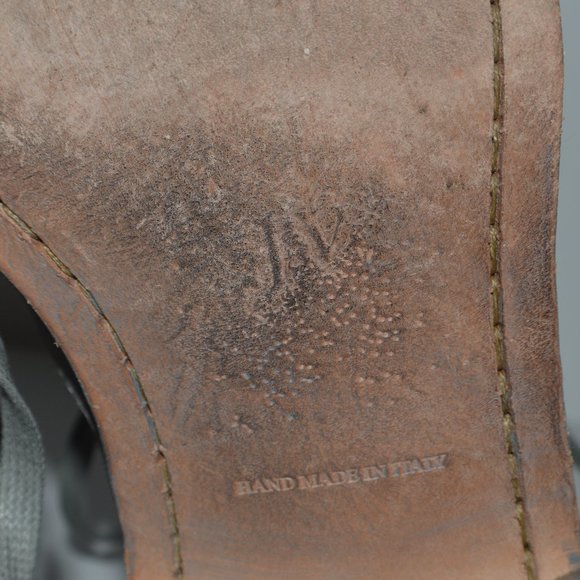 John Varvatos Gray Canvas Fleetwood Boots - Picture 9 of 9